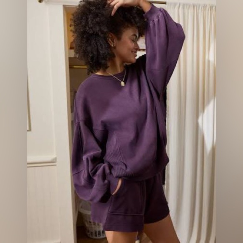 Aerie Shorts and Crewneck Set